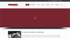 Desktop Screenshot of lacasadelhabano.lu